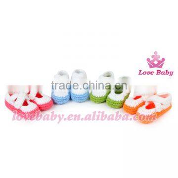 New Arrival Baby Fashion Shoes Knitted Handmade Crochet Baby Shoes photo-2