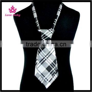 Colorful Grid Gentleman Boys Necktie Silk Fashion Toldders Boys Fashion Neck Tie photo-3