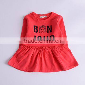 S33600W European Style Girl Child Fashion Autumn Cartoon Dress photo-4