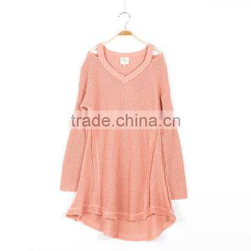 S32450W Junior Knit Long Sweaters Teenager Fashion Sweater 2017 Big Babies Spring Casual Sweater photo-5