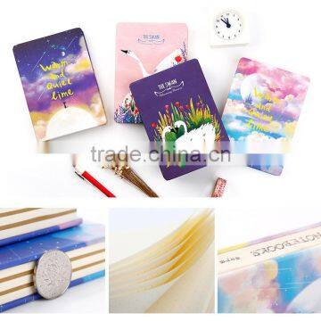 A6 Hardcover Planner Custom Section Sewing Flexible Back Diary Notebook /sketch Notepad /memo Pad photo-4