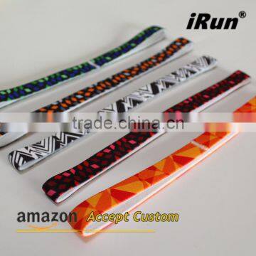 Exercise Anti-slip Hair & Sweatbands Headband for Basketball Soccer Tennis Crossfit Yoga Golf - Amazon Supplier - Custom Size photo-2