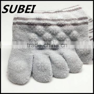 Five Fingers and Toes Cotton Non-slip Yoga Socks photo-5