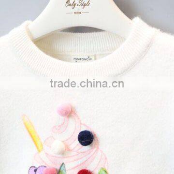 Latest Baby Girl Cartoon Pattern Pullover Sweater Design photo-2