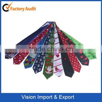 Chirstmas items party cosmetics colorful necktie fashionable neckwear