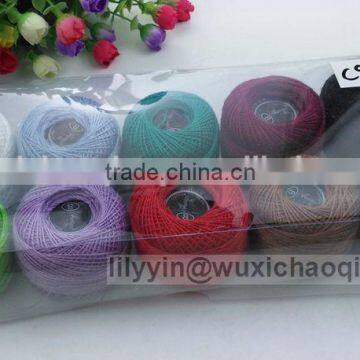 High Strengh Fancy Knitting Yarn for Scarf,fancy Polyester Cotton Blend Yarn photo-6