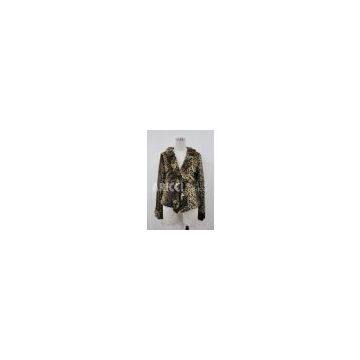 Faux fur coat, fake fur jacket, artificial fur garment AR-8118 short