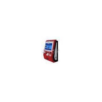 Cash Dispenser Wall Mount Kiosk , Touch Screen Information Kiosks