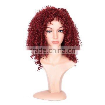 Hot sale kinky curly synthetic hair wigs