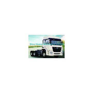 White 371HP Prime Mover Truck for Transport , EURO III 6x4 Trucks , Color Can Be Selected