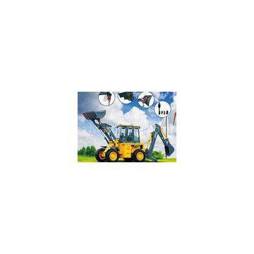 Multi - Purpose 0.3 CBM Rear Bucket Samll Front End Loader With Backhoe