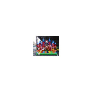 PVC Customized Commercial Inflatable Bouncers Rentals , Bounce Castle With Quadruple Stitched