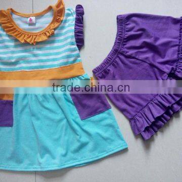 Cheap Children Clothes Easter Outfits Girls Boutique Clothing Spring 2016 Easter Bunny Knit Cotton Set photo-3