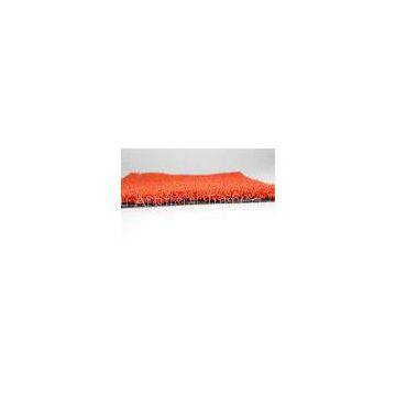 Red Monofilament Landscaping Artificial Grass For Indoor Decoration 5/32