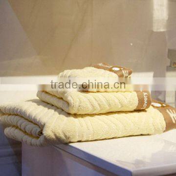 100% cotton gift towel set packing for Christmas and New year