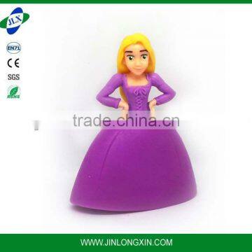 yellow hair purple resin figures/figure factory/hips figure