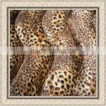 Printed velboa (short pile) velvet/velour fabric JL-03