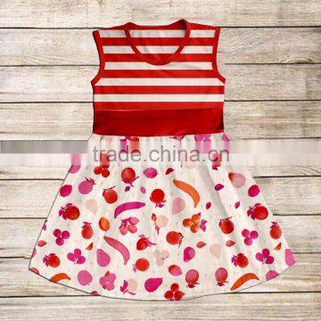 Cute baby girls boutique dress little girls summer dress for kids baby clothing wholesale china