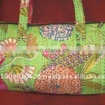 Ladies Purses Kantha Tote Bags