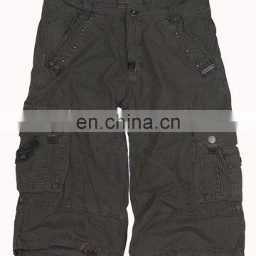 The top design mens short garment dye pants for man