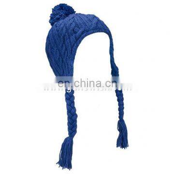 2013 New design pom pom beanie custom