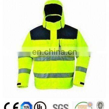 reflective tape waterproof winter safety coat