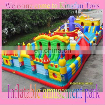 Customized inflatable amusement park 2013