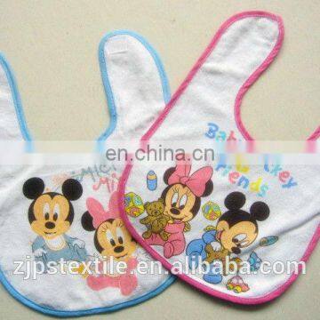 100% Cotton Eco-friendly baby Bib accept customization