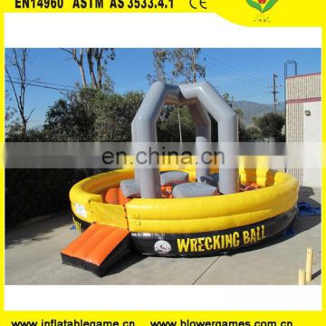 Outdoor hot Interactive game inflatable Wrecking Ball