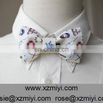 Popular Print handmade Customized large funny personalized bow tie