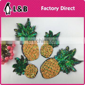 2017 Hot Sale Vintage Flower Design Double Side Sequin Patch photo-6