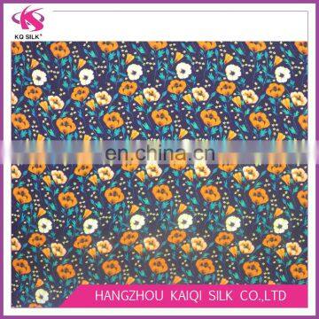 New Fashion Silk Satin Charmeuse Floral Digital Printing Fabric 100% Silk Satin Fabric for Dress | Scarf photo-3