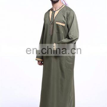 Muslim Wear Men Jubah Muslim Jubah 2017 New Style Islamic Abaya Muslim Men Thobe photo-3