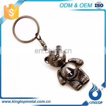 Top Quality Custom Fitted Animal Logo Beer Shape Diamond Bear Souvenir Keychain