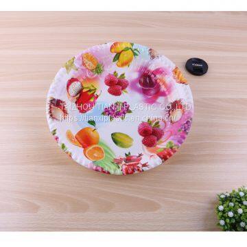 TX0319 PLASTIC LARGE SIZE ROUND PLATE CHEAP PLATE FOOD PLATE photo-4