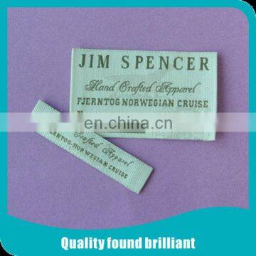 provide customized brand men's woven label