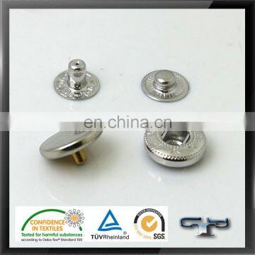 brass spring snap button for garment