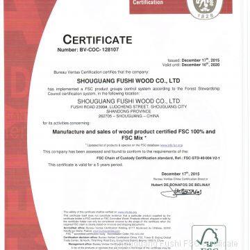 FSC certificate 