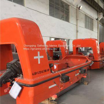 GRP 6 Persons Rescue Boat With Outboat Engine photo-3