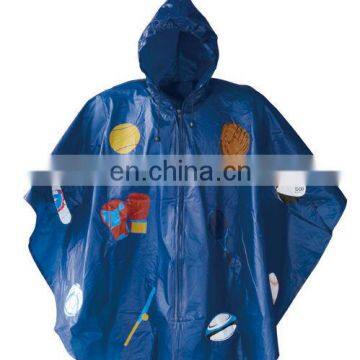 Cut PVC Children Raincoat