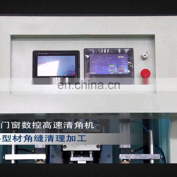 Parker  PVC door window  Corner Cleaning CNC Machine