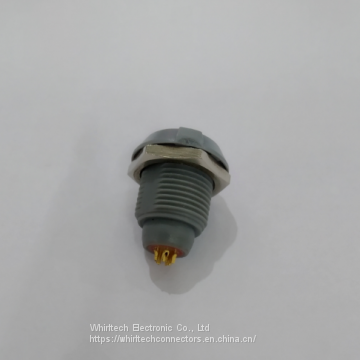 Plastic 0 degree socket 5pin with grey nut