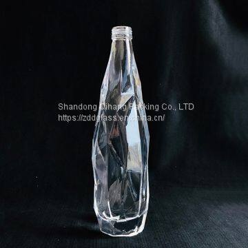 500ml Crystal White Spirit Glass Bottle