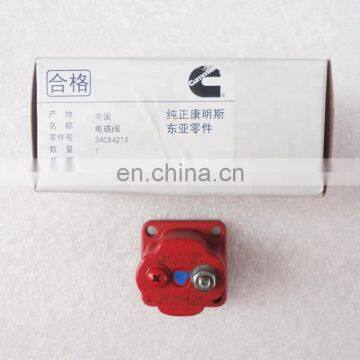 High Quality Diesel Engine Parts Aluminum Alloy M11 3408421 Shut-Off Valve Solenoid for Truck photo-2