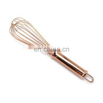 Wholesale High Quality Kitchen Tools Manual Wood Handle Silicone Egg Beater
