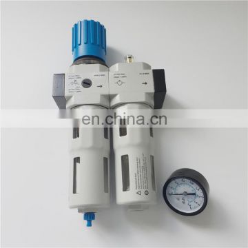 GOGO ATC Highquality Pneumatic air filter regulator and lubricator Manual drain 3/8 inch MINI type FRL air source treatment unit