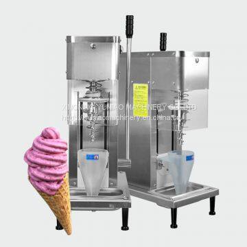 Swirl drill frozen yogurt real fruits ice cream blender/Swirl drill ice cream machine WT/8613824555378