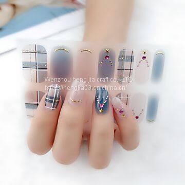 new designs fashion nail art sticker nails accessories nail sticker from korean gel nail sticker