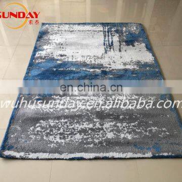 Machine Knitted Shaggy Rug With Micro Fiber photo-2
