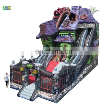 spooky mansion inflatable jumper bouncer jumping bouncy castle bounce house